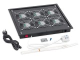 Panou ventilatie Triton pentru rack de podea 19&quot;, 6 ventilatoare