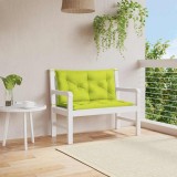 vidaXL Pernă bancă grădină, verde aprins 100x(50+50)x7cm textil oxford 315003