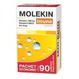 Molekin Imono Vitamina C 1000 miligrame + Vitamina D 2000UI + Zinc 10 miligrame 90 comprimate Zdrovit