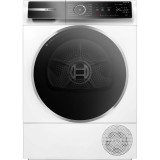 Uscator de rufe Bosch WQB245A0BY, 9 kg, Condensare si pompa de caldura, Clasa C, Alb