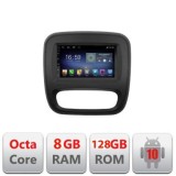 Navigatie Renault Trafic 2014-2017 F-rt09 Octa Core cu Android Radio Bluetooth Internet GPS WIFI DSP 8+128GB 4G CarStore Technology
