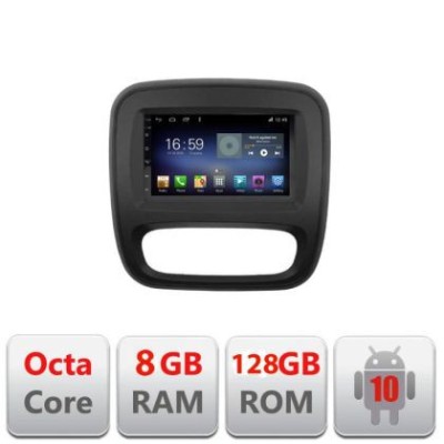 Navigatie Renault Trafic 2014-2017 F-rt09 Octa Core cu Android Radio Bluetooth Internet GPS WIFI DSP 8+128GB 4G CarStore Technology foto