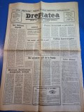 ziarul dreptatea 22 aprilie 1990 - articol valer roman tatal lui petre roman