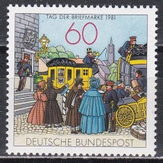 Germania 1981 - Ziua Timbrului, MNH
