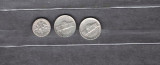 AMERICA 1976/78/89 - LOT 3 MONEDE 1 DIME (10 CENTS), 5 CENTS, America de Nord