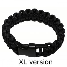 Bratara paracord XL neagra MFH Marime haine L INTL OutsideGear Venture foto