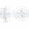 Set discuri frana spate DELPHI, Hyundai I10 (Pa), 10.2007-; Kia Picanto (Ja), 03.2017-, Picanto (Sa), 04.2004-, Picanto (Ta), 05.2011-, spate; puntea