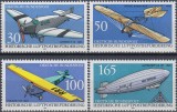 Germania 1991 - Posta Aeriana in trecut, avioane, Zeppelin, serie neuzata