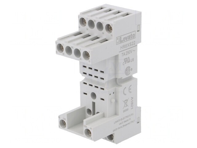 Stativ pentru şină DIN HR60 8 10A 250VAC