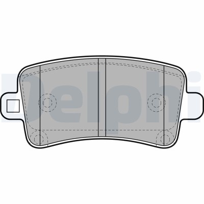 DELPHI LP2084 set placute frana,frana disc foto