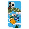 Husa compatibila cu Apple iPhone 14 Plus, Viceversa, model One dolar Adventure time , Silicon, TPU, Transparent, Carcasa