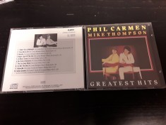 [CDA] Phil Carmen &amp;amp; Mike Thompson - Greatest Hits - CD audio original foto