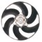 NRF 47643 Ventilator, radiator