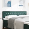 VidaXL Tăblie din Catifea Argyle Manual Verde &icirc;nchis 140 cm Catifea 42007090