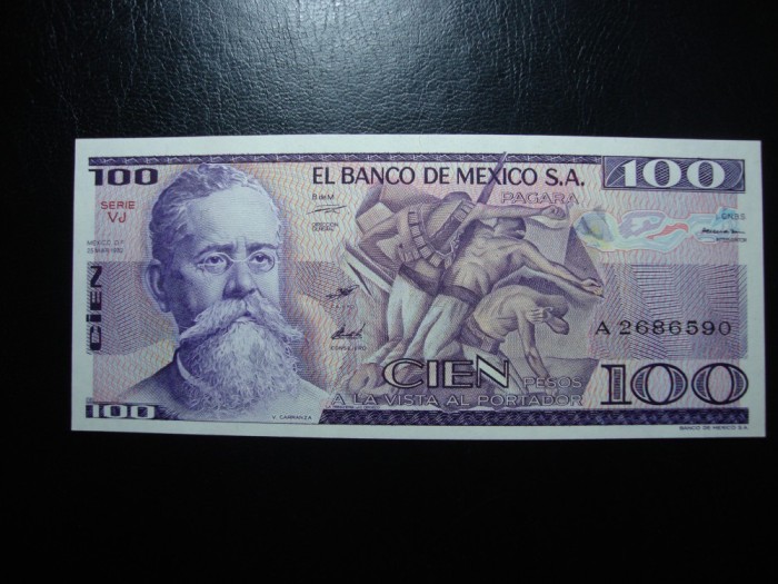 MEXIC 100 PESOS 1982 UNC