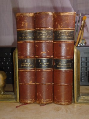 A. LE DENTU - TRAITE DE CHIRURGIE CLINIQUE ET OPERATORIE ( VOL. I-III ) , 1896 foto