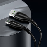 Cabluri USAMS, U38, Micro 4A, Fast Charging &amp; Data Cable, US-SJ375, 1m, Black