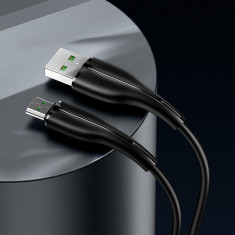 Cabluri USAMS, U38, Micro 4A, Fast Charging & Data Cable, US-SJ375, 1m, Black