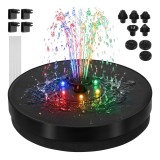 Fantana arteziana solara LED RGB pentru gradina si iaz Gardlov