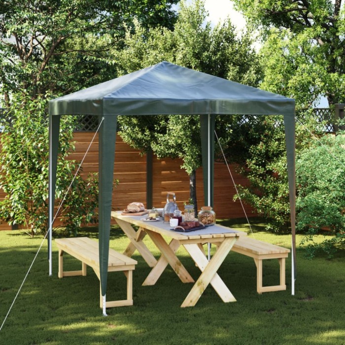 Gossi cort de petrecere profesional, verde, 2 x 2 m