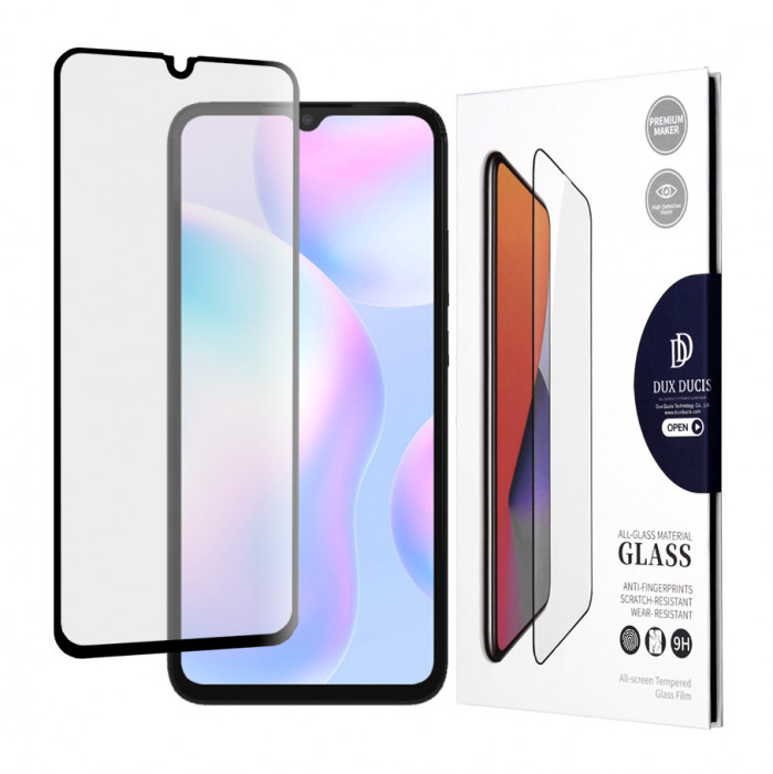 Dux Ducis - Folie sticla securizata - Xiaomi Redmi 9A / Redmi 9C - Negru