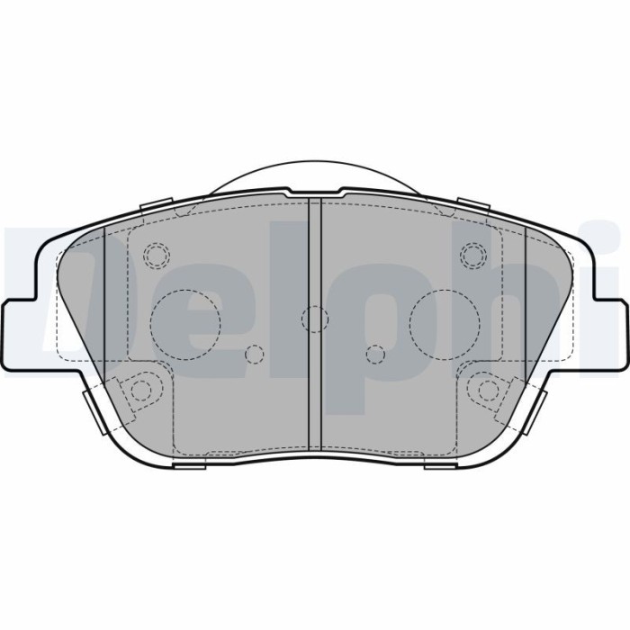 DELPHI LP2688 set placute frana,frana disc