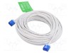 Cablu Patch Cord LOGILINK RJ45 U/UTP Cat 6a, 15m, alb, ecranat, litat