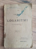 Tabele de logaritmi (ed. IV)- Dimitrie Vasilovici