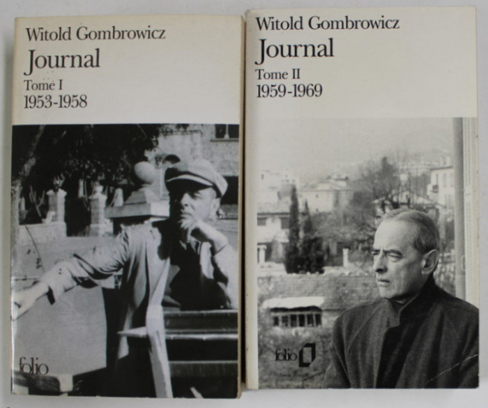 WITOLD GOMROWICZ , JOURNAL , TOME I et II , 1953 -1969, APARUTE 2004