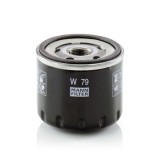 Filtru ulei Mann-Filter W79 Dacia Logan 202012, Logan II 20, Sandero 20 si Sandero II, Lodgy, Duster motorizari 1.5 dci Euro 5, E5, Clio 3, Cube,