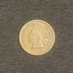 Moneda One cent 1897-USA