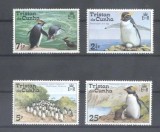 Tristan da Cunha 1974 - Pinguini, fauna, serie neuzata