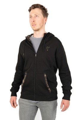 HANORAC FOX LW BLACK/CAMO PRINT ZIP HOODY MARIME S foto