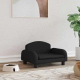 vidaXL Pat de c&acirc;ini, negru, 50x40x30 cm, textil 171975