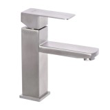 Baterie lavoar Mixxus KUB-001, 40 mm, cartus ceramic, otel inoxidabil