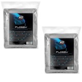 Pachet 2 Prosoape Microfibra Auto K2 Flossy 800GSM 60x90 cm Uscare Rapida Fara Zgarieturi