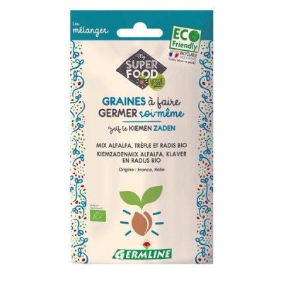 Mix Alfalfa, Trifoi, Ridiche pentru Germinat Bio Germline 150gr foto