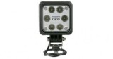 Proiector LED lucru Wesem 24W, 6 LED, 1500lm, 12-24V, 100x100mm, metalic, IP68, E20