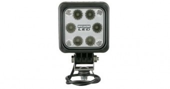 Proiector lucru 6 LED-uri metal 24W 1F.47400 Wesem foto