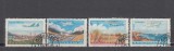 ROMANIA 1956 LP 424 POSTA AERIANA VEDERI SERIE STAMPILATA