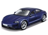 Macheta Porsche Taycan Turbo S 2019 albastru - Bburago 1/24