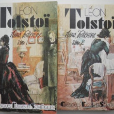 Anna Karenine (2 volume) – Leon Tolstoi (editie in limba franceza)
