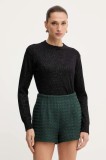 Armani Exchange pulover din amestec de l&acirc;nă culoarea negru, light, XW001164 AF16181