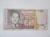 Maurițius 25 Rupees 2006 UNC seria:020880,bancnota din imagini la cel mai mic preț