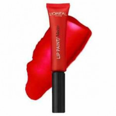 Ruj Lichid L&amp;amp;#8217;oreal Infallible Lip Paint Matte 204 Red Actually foto