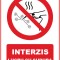 Placuta interzis lucru cu sudura