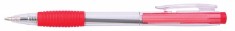 Pix Cu Mecanism, Rubber Grip, Varf 0.7mm, Office Products - Rosu foto