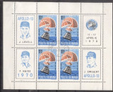 Romania 1970 Space Apollo 13 perf. sheet used DE.182