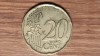 Italia- moneda de colectie - 20 euro cent 2002 - Prima harta a Europei, Europa