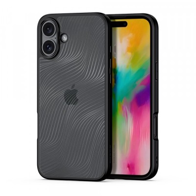 Husa pentru Apple iPhone 16 Plus, DUX DUCIS, Aimo, Neagra foto